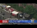 Dump Truck Hits State Troopers Causes Chain-Reaction Crash On I-280 In N J