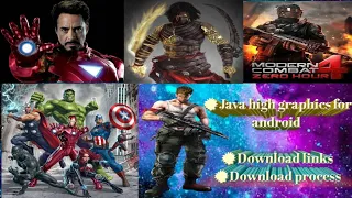 top 5 high graphics java games for android download links and process