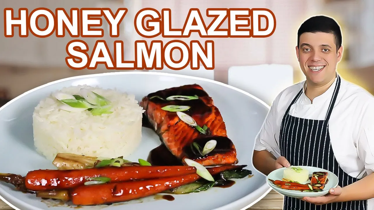 The Best Pan Seared Salmon with Honey Garlic Glaze   Easy Recipe