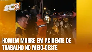 Homem de 24 anos morre em acidente de trabalho com máquina em SC