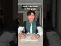 How I did math in 7th grade vs now