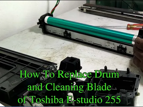 Download MP3 How To Replace Drum and Cleaning Blade of Toshiba E-studio 255/305/355/455 Copier Machine