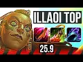 ILLAOI vs KAYLE TOP 11 solo kills Legendary 1 NA Master 25 9