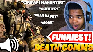 Reacting to the BEST WARZONE DEATH COMMS COMPILATIONS | (Warzone Funny Moments)