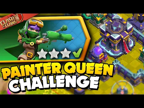 Color Fest Season: 3 Star Painter King Challenge in Clash of Clans