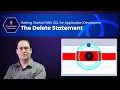 What is a DELETE statement When to use a DELETE statement