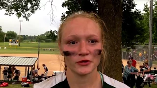 Jeff Blankman talks with Payton Sporrer and Katelyn Crawford of after LoMa