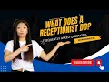 what does a receptionist do receptionist skills and duties and responsibilities NASARTALK