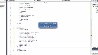 Visual Basic RPG tutorial - New Game
