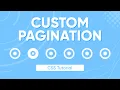 How to make Custom Pagination using HTML CSS JavaScript