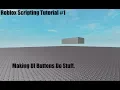 Making Buttons Work Roblox Scripting Tutorial