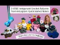 Download Lagu 24 FREE Instagram Crochet Patterns Great for Markets I Pattern Release + Share the Love IG Challenge
