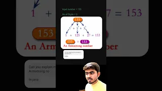Armstrong number in java armstrong number logic explanation java interview questions and answers