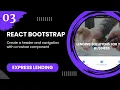 React Bootstrap - Create Header Navigation with Navbar Component