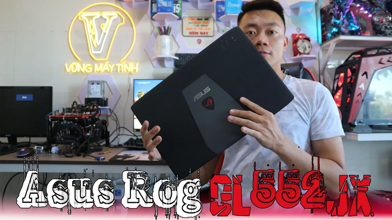 Outline Video Hồi Sinh Và Thử Test GAME Trên Laptop Gaming Asus Rog Gl552Jx