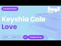 Download Lagu Keyshia Cole - Love (Piano Karaoke)