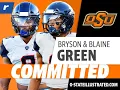 Blaine Green 3 Star WR Commits To Oklahoma State Career Highlights