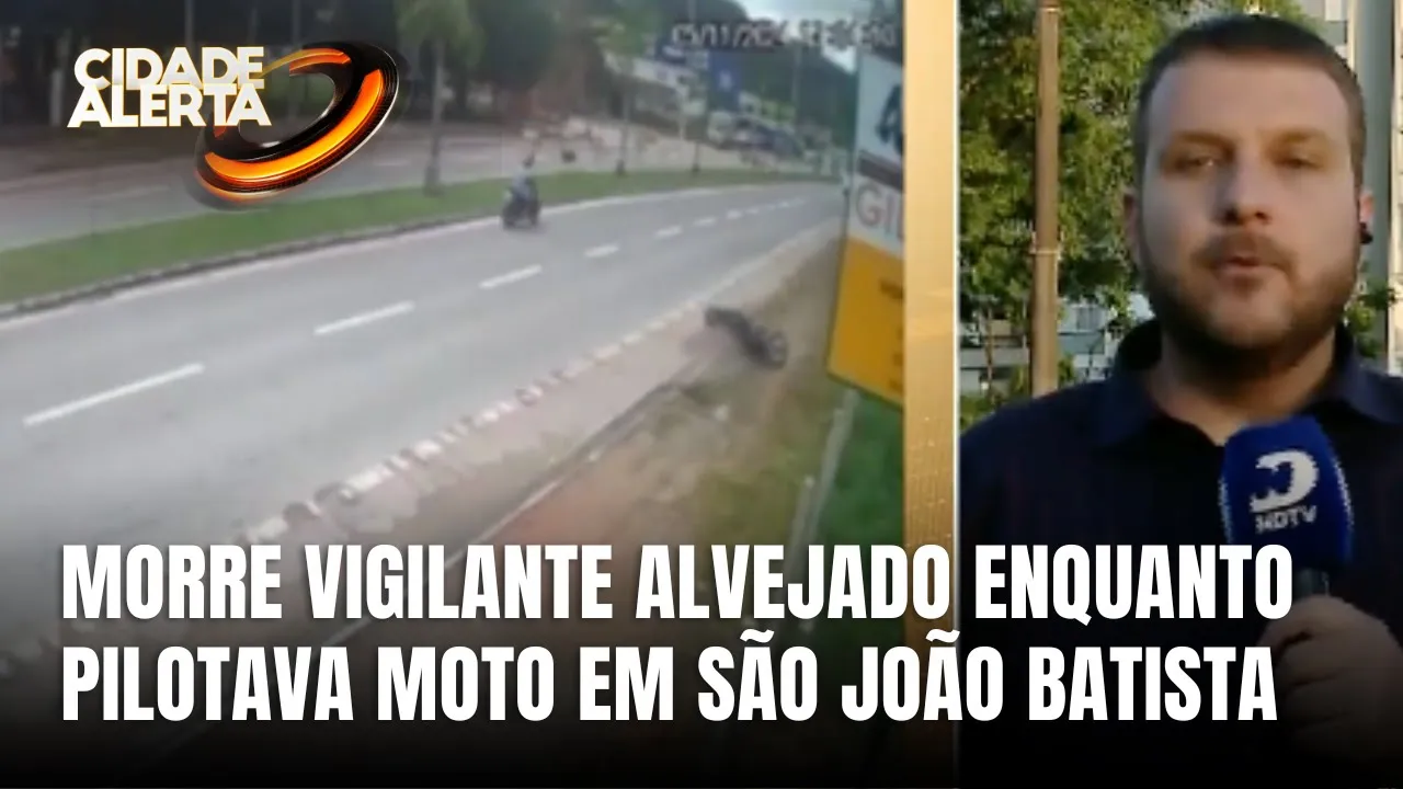 Morre vigilante baleado em cima da moto em São João Batista