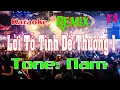 Lagu Lời Tỏ Tình Dể Thương 1 Karaoke Remix Tone Nam Nhạc sống