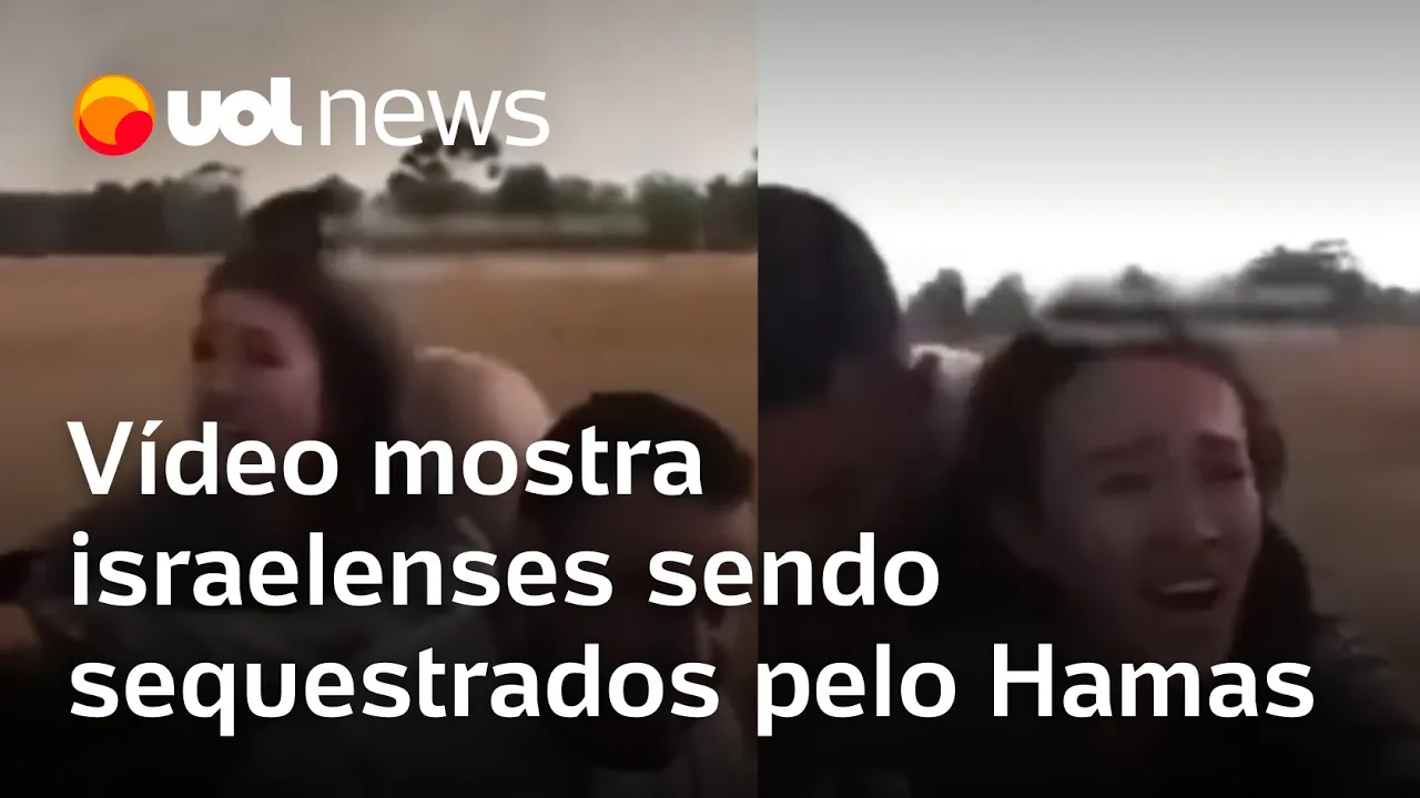 Israel: Vídeo mostra casal israelense sendo sequestrado e feito de refém pelo Hamas durante rave
