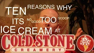 10 Reason Why Working at Coldstone Sucks