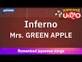 Inferno – Mrs. GREEN APPLE (Romaji Karaoke with guide)