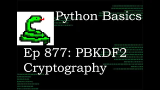 Python Basics Tutorial Cryptography PBKDF2HMAC Algorithm Argument Data Encryption