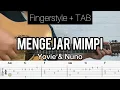 Download Lagu Yovie \u0026 Nuno - Mengejar Mimpi | Fingerstyle Guitar (TABLATURE + CHORD) #requestpriority