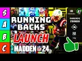 RANKING the BEST Running Backs Launch in Madden 24 Ultimate Team Tier List