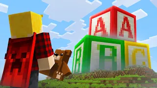I Snuck Into a KIDS ONLY Server in Minecraft