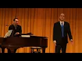 9  Yazbek You Walk with Me from Full Monty, Arie Perry (Tenor) and Daniel Lockert (Piano) Recital
