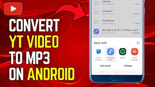 How To Convert YouTube To MP3 On Android MP3 Without App