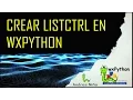 ListCtrl in wxpython