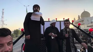 صار ازماط قاسم الساعدي و منتظر العبودي موكب شباب علي السجاد 