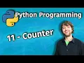 Python Programming Tutorial 11 - Counter from collections