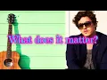 Lagu Janieck does it matter karaoke lyrics video 