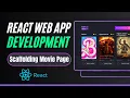 Scaffolding Movie Page Movie Web App with React JS Step-by-Step Tutorial