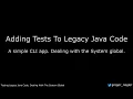 Testing Legacy Code Part 1