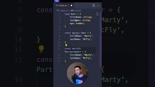 TypeScript Partial and Required Utility Types