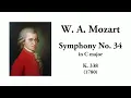Mozart: Symphony No. 34 in C major, K. 338 (with Score)