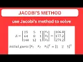 Jacobi s method - Linear iterative methods with solved problems