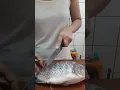 Lagu ASMR Slicing Fresh Tilapia Ready to Fry #shorts #ASMR #cooking #recipe #Tilapia
