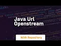 java url openstream