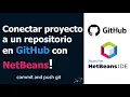 Conectar proyecto a un repositorio en GitHub con NetBeans