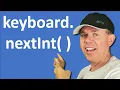 How to get keyboard input with Java