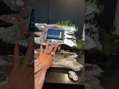 @bellapoarch Part 2 of building the cyberdeck from the Stay Gone music video🐝