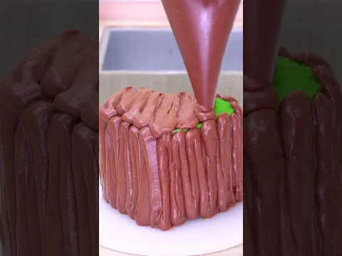 Fancy Mini Chocolate Heart cake❤️  Satisfying ASMR  Mini Cake #shorts #asmr #miniature #minicake