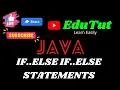 If else if else Statement Java For Beginners EduTut Learn Easily in Tamil