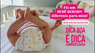 FIZ UM BEBÊ REBORN DIFERENTE PARA MIM VEJA NESTE VÍDEO MUITAS DICAS REBORN