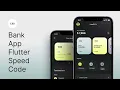 Flutter - Speed Code Bank App UI PART
